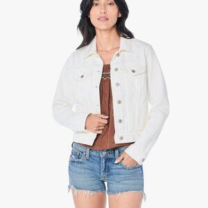 Lucky Brand "The Tomboy Trucker" White Denim Jacket - Small